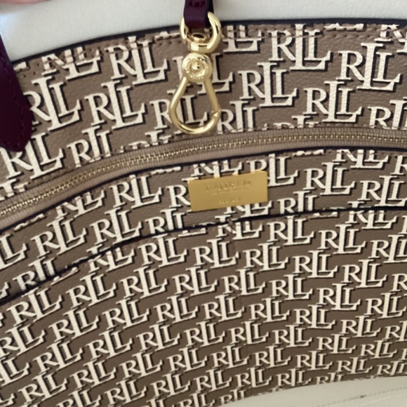 Ralph Lauren canvas, leather, extra large tote - Picture 4 of 7